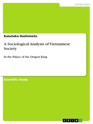 cover image of A Sociological Analysis of Vietnamese Society